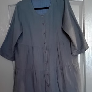 Shirt by Gudrun Sjoden  3/4 sleeve shirt / Boho shirt.