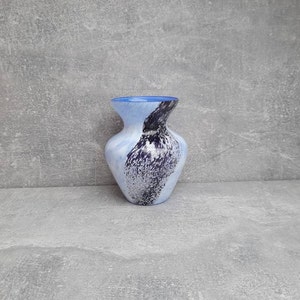 Vintage Swedish Brergdala Glass Vase. Collectible Scandinavian design, Sweden decor