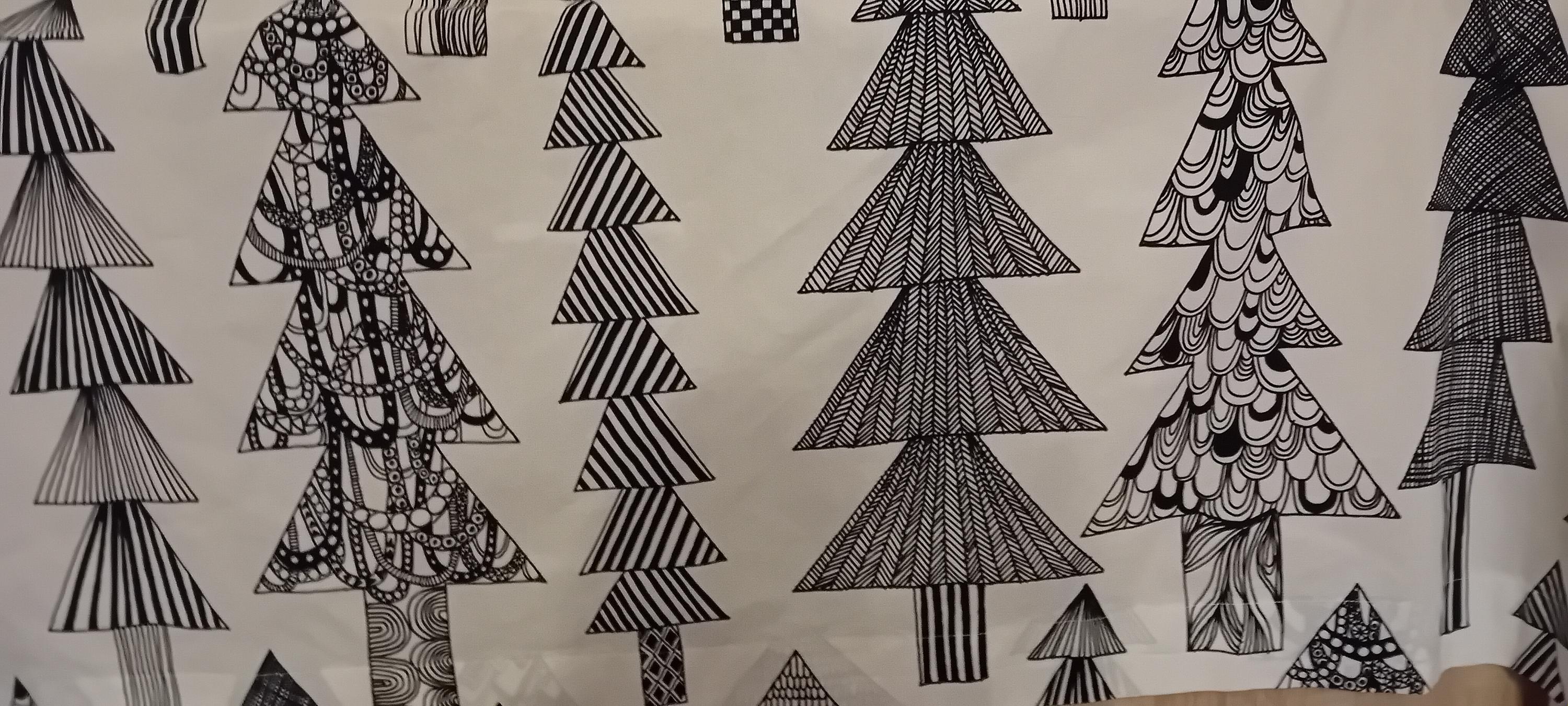 マリメッコ クーシコッサ カーテン ファブリック marimekko