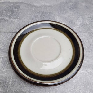 Arabia Karelia saucer. Finnish Design by Anja Jaatinen-Winqvist, Scandinavian Mid Century Pottery by ARABIA OF FINLAND
