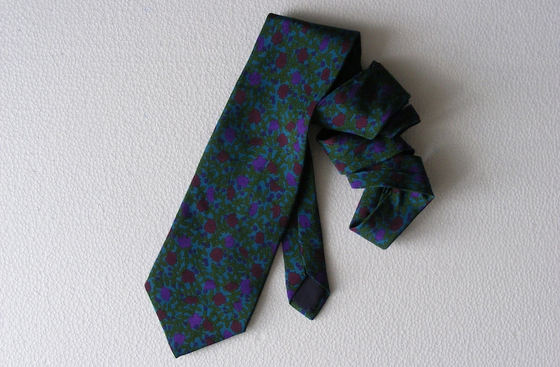 Vintage Marja Kurki Mens Suit Neck Tie 100/% Silk