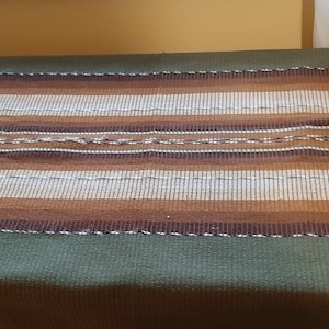 Scandinavian wool runner Woven wool runner  Patterned table runner Swedish folk runner Handmade decor.