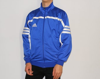 Adidas Sports Jacket Vintage 90s Adidas Jacket Tracksuit Top Zip Up Track Jacket Adidas Streetwear Sportswear . size S