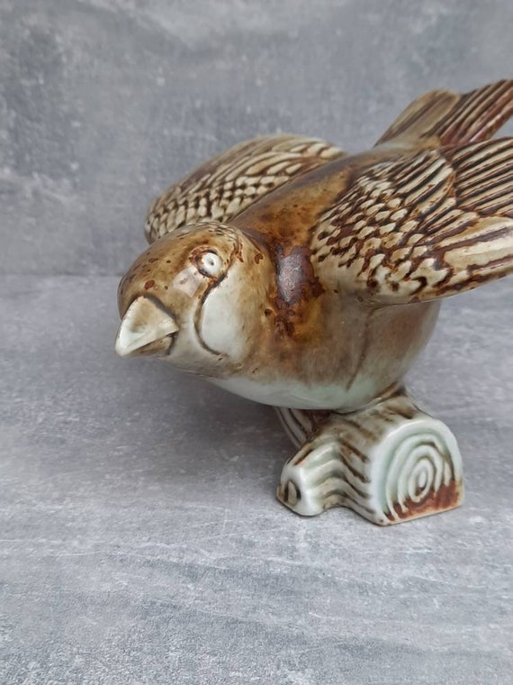 Gustavsberg Ceramic Bird. FLOCK-2 Design by Sven Wejsfelt. Made in 