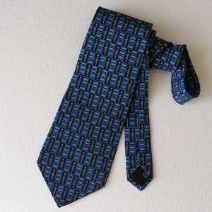Vintage Marja Kurki Mens Suit Neck Tie. 100% pure silk neck tie from famous Finnish designer Marja Kurki