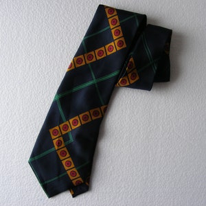 Vintage silk necktie Hand Made in Italy