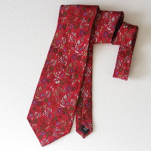 Vintage Mens Suit Neck Tie. 100% pure silk neck tie from famous Finnish designer Marja Kurki