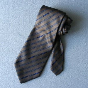 Vintage Paco Rabanne pure silk necktie. Hand Made in Italy