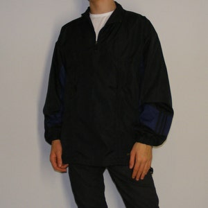 Adidas Shell Jacket Vintage 90s Adidas Half Zip Windbreaker Top Track Jacket Adidas Streetwear Sportswear size Medium M