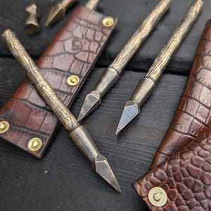 Edc/workshop forged brass marlin spike. Broken Arrow