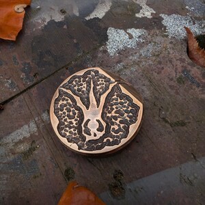 Brass edc &#39;FLIP ME&#39; worry coin. Carved Never Alone in Dead King Sliver Bronze