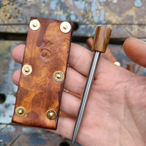 Edc/workshop spike awl. Lignum Vitae