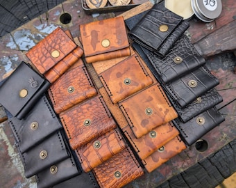 Simply OrN8 Leather Coin Slips