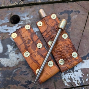 Edc/workshop spike awl. Mokume Gane