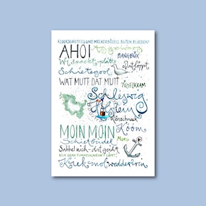 Print Druck Schleswig-Holstein plattdeutsch A4/A3/A2