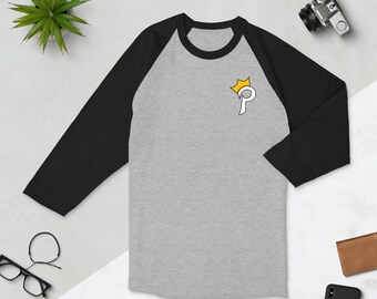 クラウンPロゴ 3/4スリーブ ラグランTシャツ