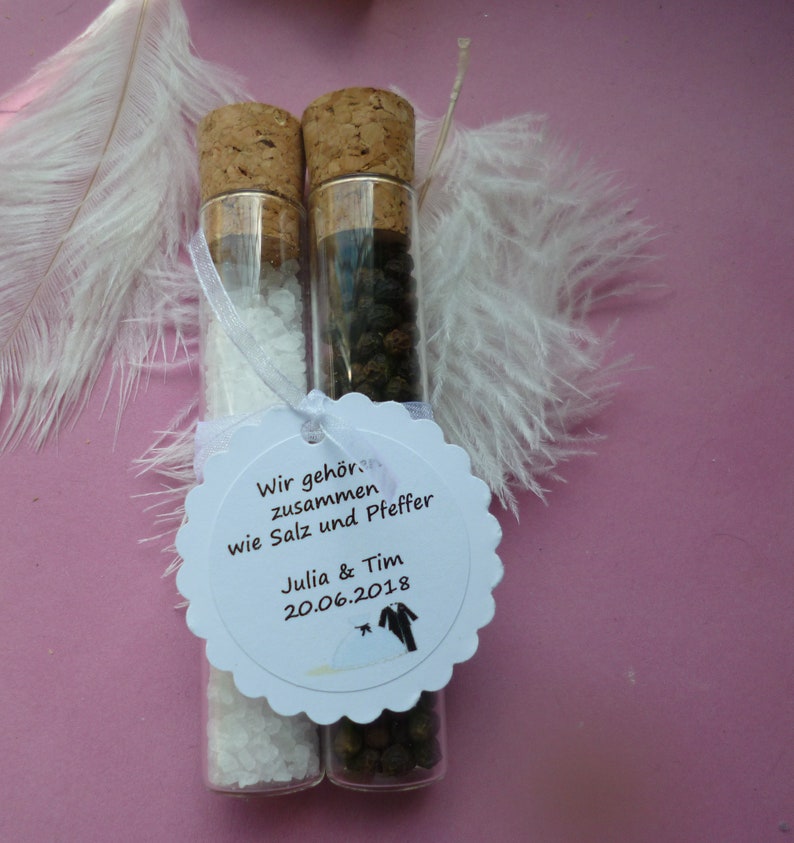 Gastgeschenk Salz & Pfeffer Hochzeit Etsy