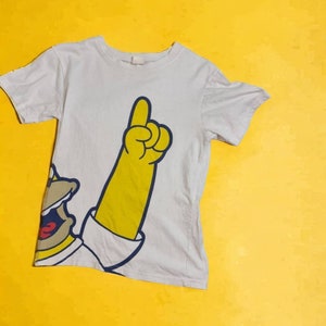 Simpsons T-shirt retro vintage cartoon shirt retro verzamelobject tee homer simpson tweedehands t-shirt beste vriend cadeau The Simpsons