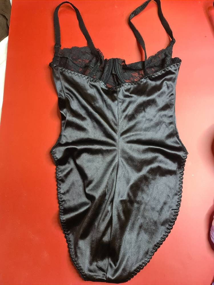 Vintage Lingerie Set Seductive Rhinestone Bodysuit To Excite Your Boyfriend