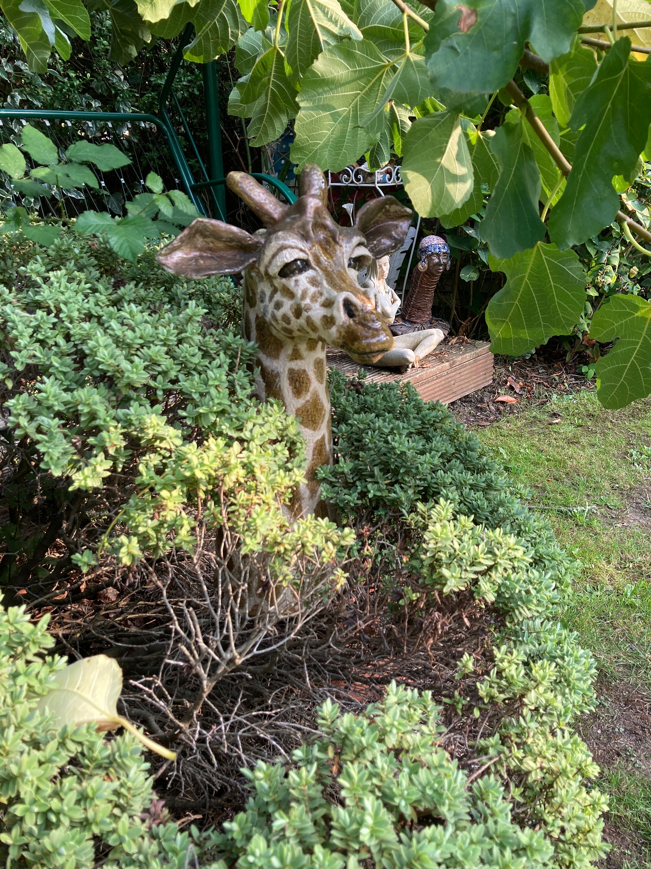 Large giraffe sculpture-sculptures for garden giraffe-Ceramic | Etsy