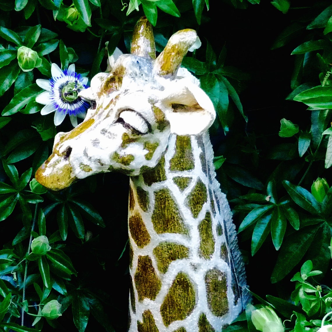 Large giraffe sculpture-sculptures for garden giraffe-Ceramic | Etsy