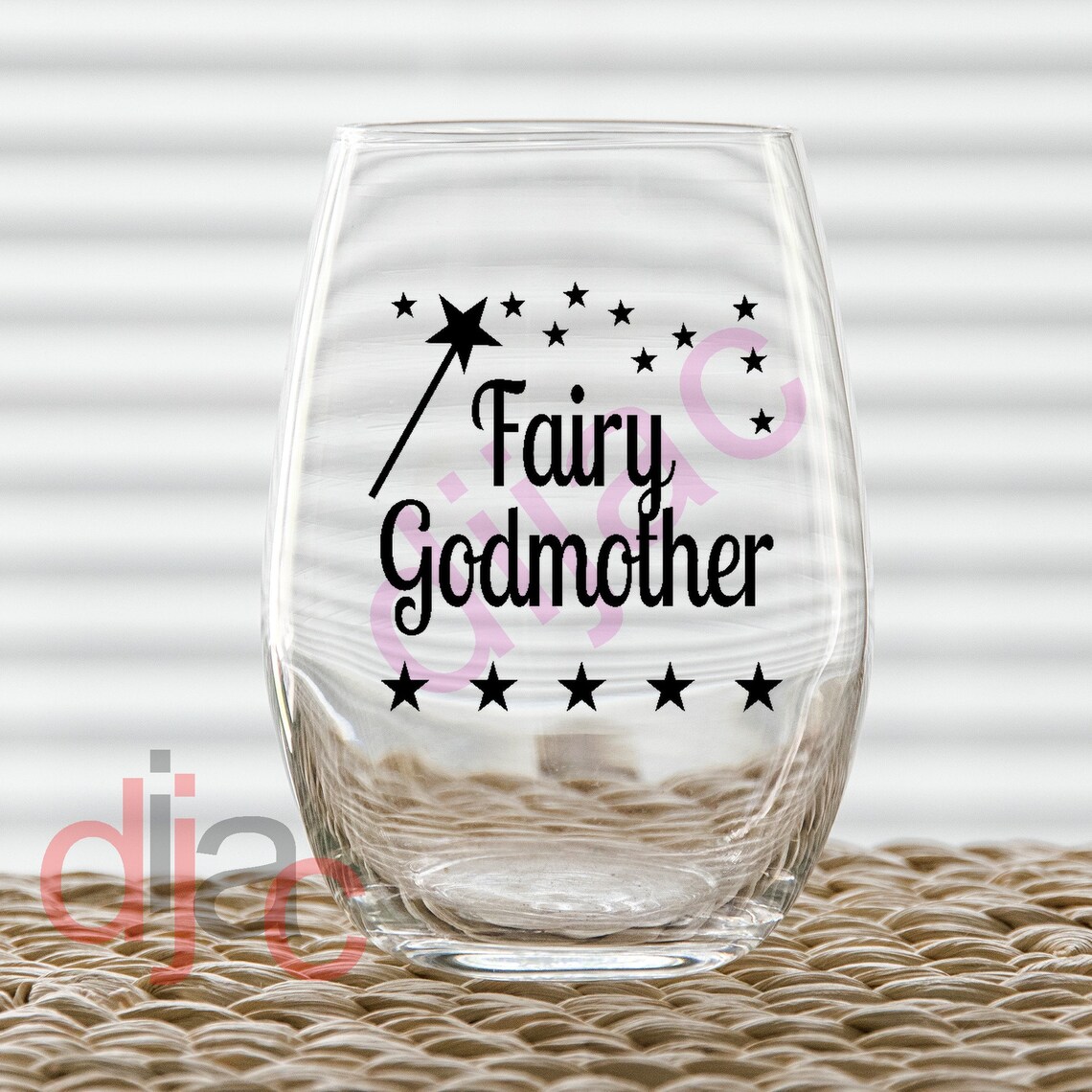 Fairy Godmother. Vinyl Decal Sticker for Wine Glass Gin Etsy UK
