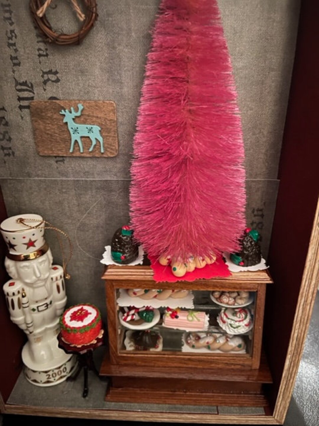 FABULOUS Nutcracker Bakery in a French Faux Rooster Book OOAK Mixed