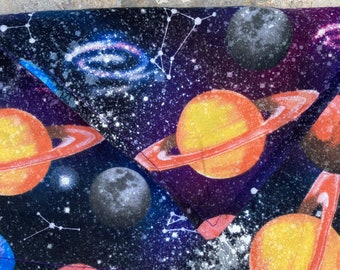 Square Scarf Planets And Orbits Bandanas Unisex Bandanas Tie For Woman