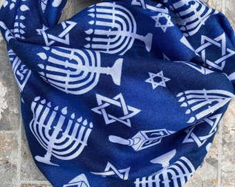 hanukkah dog bandana