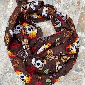 Turkey Dog I Woof You Thanksgiving Fall Harvest Cotton Pet Bandana/Scarf