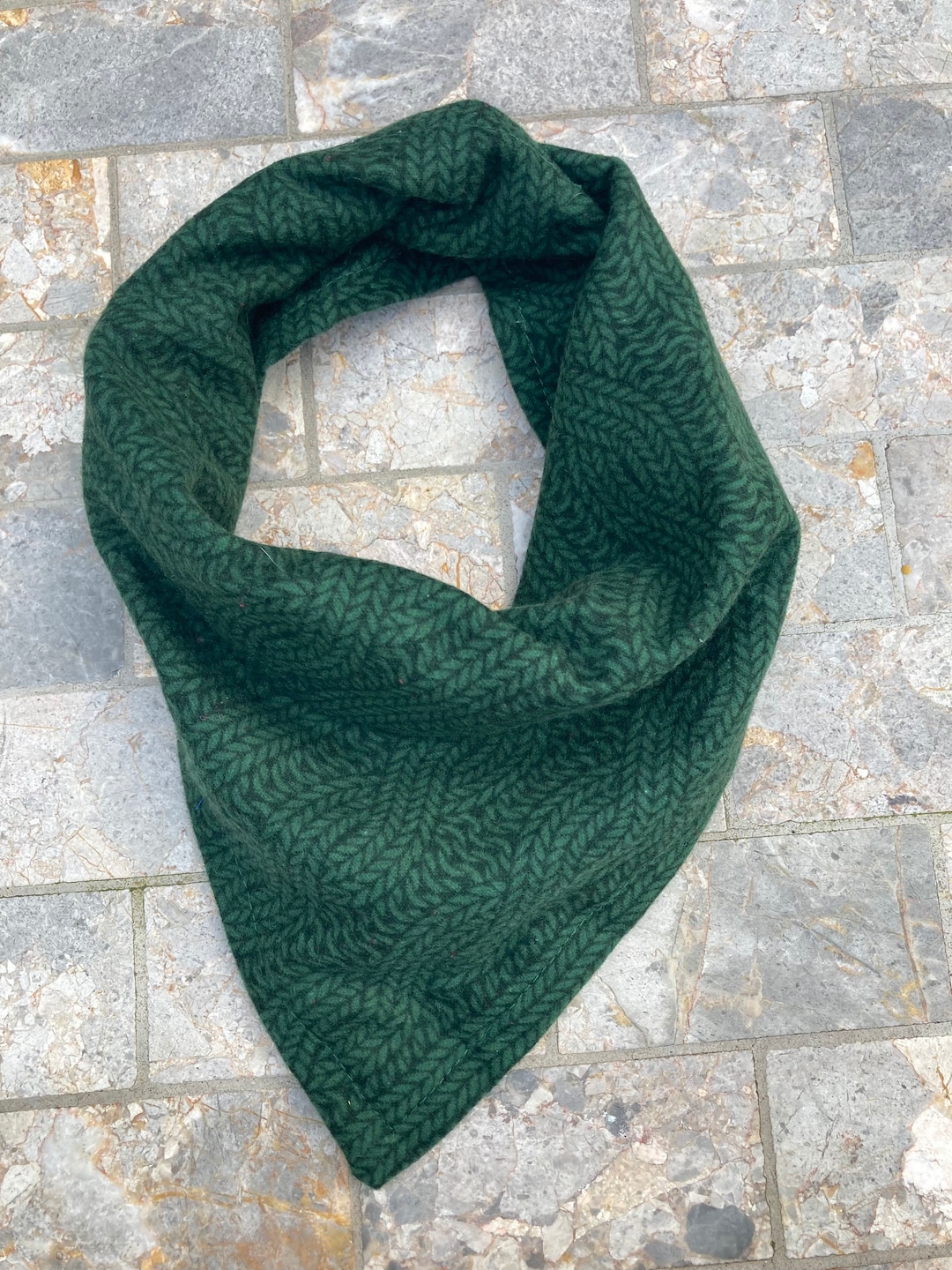 Green Cable Knit Sweater Pattern Cotton 