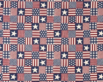 Vintage American Flag Patriotic 4th of July Cotton Pet Bandana/Scarf
