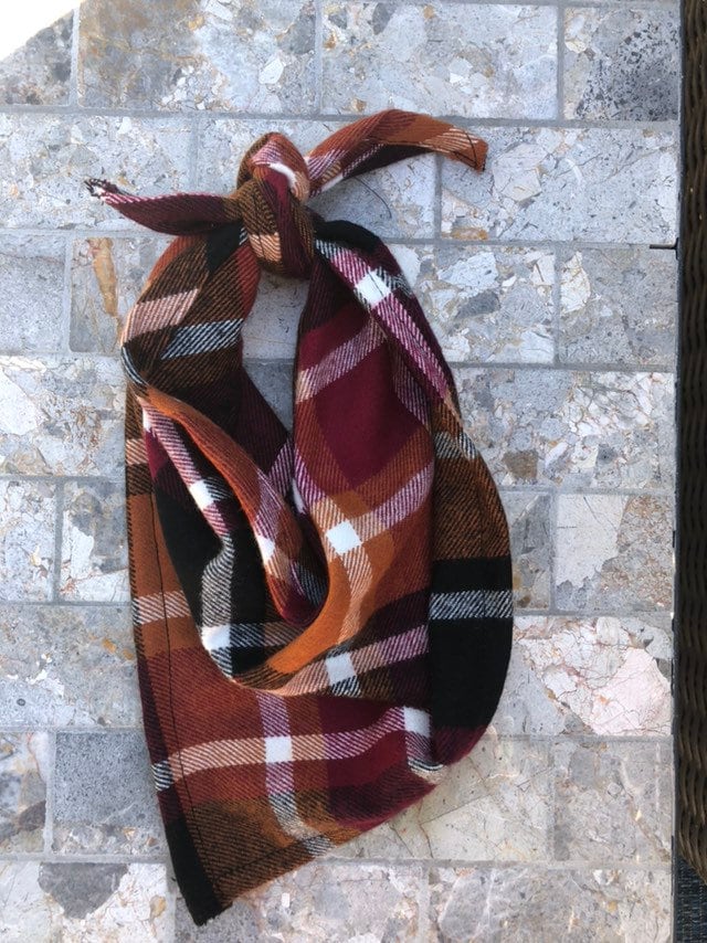 Orange Maroon Scarf