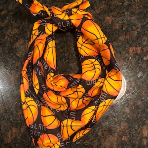 Basketbal flanel katoen huisdier bandana/sjaal