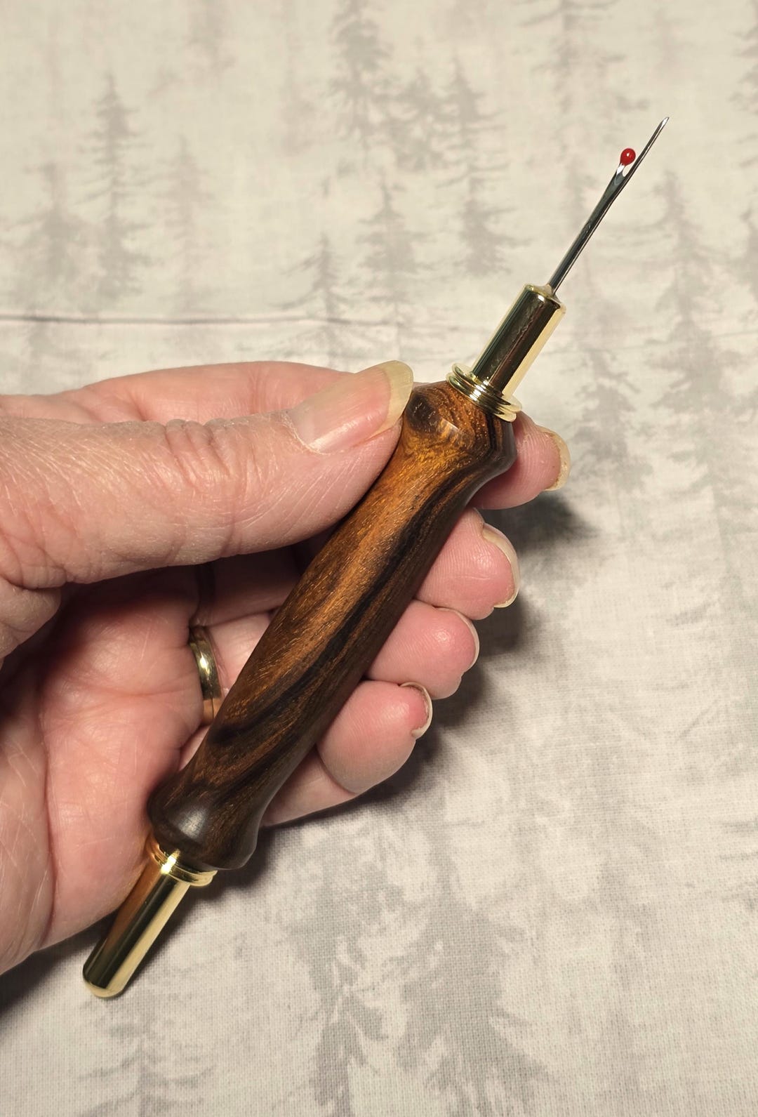 Seam Ripper Handle Handcrafted Ironwood Handle Seam Ripper Stiletto Combo With Reversible ...