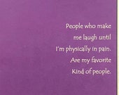 Favorite People Kraft Funny Writing Journal Spiral Hardcover a5 Notebook 6.5 x 8.25 150 pages