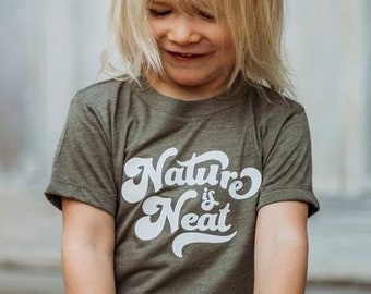 Nature Shirt for Kids, Outdoor Kids Tee, Outdoorsy Kids Shirt, Gift for Nature Kid, Gender Neutral Shirt, Adventure Child Nature Tshirt