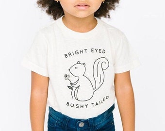 Nature Shirt for Kids, Gift for Nature Lover, Gender Neutral Nature Shirt, Toddler Nature Tee, Nature Graphic Kids Tee, Squirrel Shirt