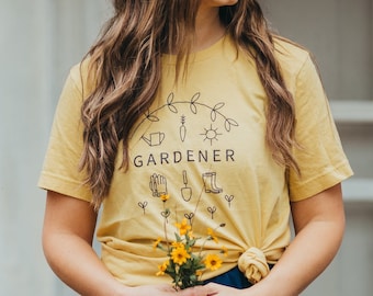 Garden Shirt, Shirt for Gardeners, Garden Shirt for Women, Garden Tshirt, Gift for Gardener, Garden Graphic Tee, Garden Gift, Gardener Tee