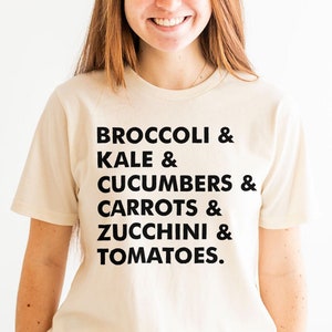 Vegetable Tee, Veggie Tshirt, Shirt for Gardeners, Garden Tshirt, Gift for Gardener, Garden Shirt for Women, Plant Based Shirt, Garden Tee