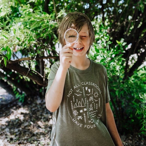 Outdoor Kids Tee, Outdoorsy Shirt for Kids, Gift for Nature Lover, Gender Neutral Nature Shirt, Toddler Nature Tee, Nature Graphic Tshirt