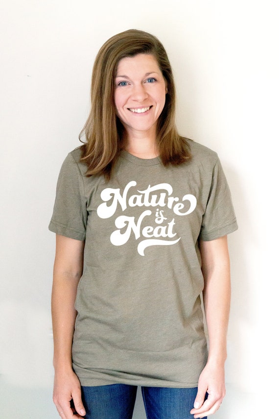 Nature Shirt, Retro Nature Tee, Outdoor Tee, Gift for Nature Lover, Nature Shirt Hiking, Adventure Tshirt for Women, Outdoorsy Shirt