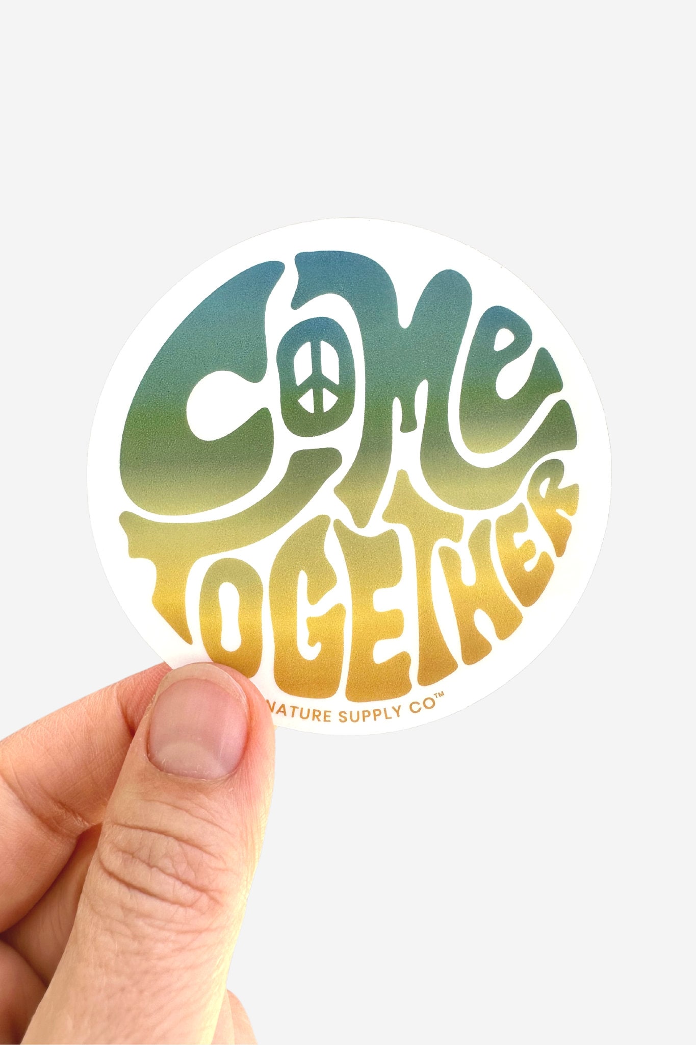 Come Together Sticker, Vinyl Stickers, Hippie Stickers, Laptop Sticker ...