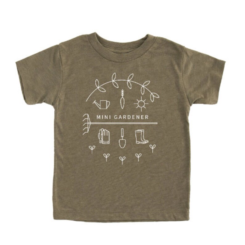 KIDS SHORT SLEEVE SQUARE NECK TEE A CERAMIC GARDEN main image 1