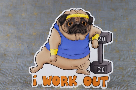 Pug Doggie Tank Top Cartoon Pug Doggie Tank Top Cartoon
