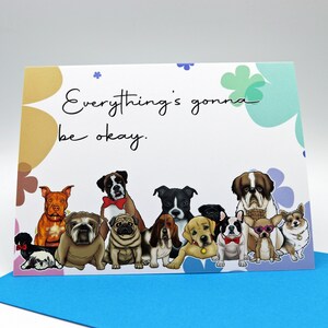 Carte de vœux inspirante, carte chien, carte de vœux motivationnelle, Dachshund, Shih Tzu, Pitbull, Pug, Bulldog, Boxer, Basset Hound, Labrador