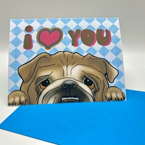 Bulldog-Grußkarte, Hund Karte, lustige Karte, Hund-Liebhaber-Karte, englische Bulldogge Grußkarte, Liebe Karte, inspirierende Karte, Motivierende Karte