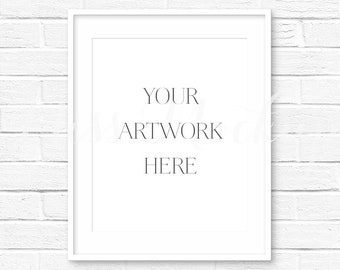 8x10 White Frame Etsy