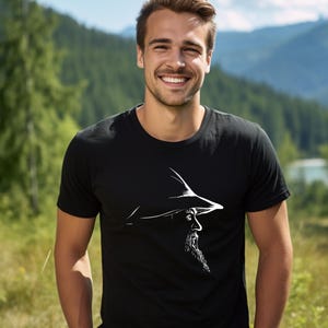 Minimalist Wizard Shirt | Fantasy Wizard Tee | Tolkien Inspired Fan Gift