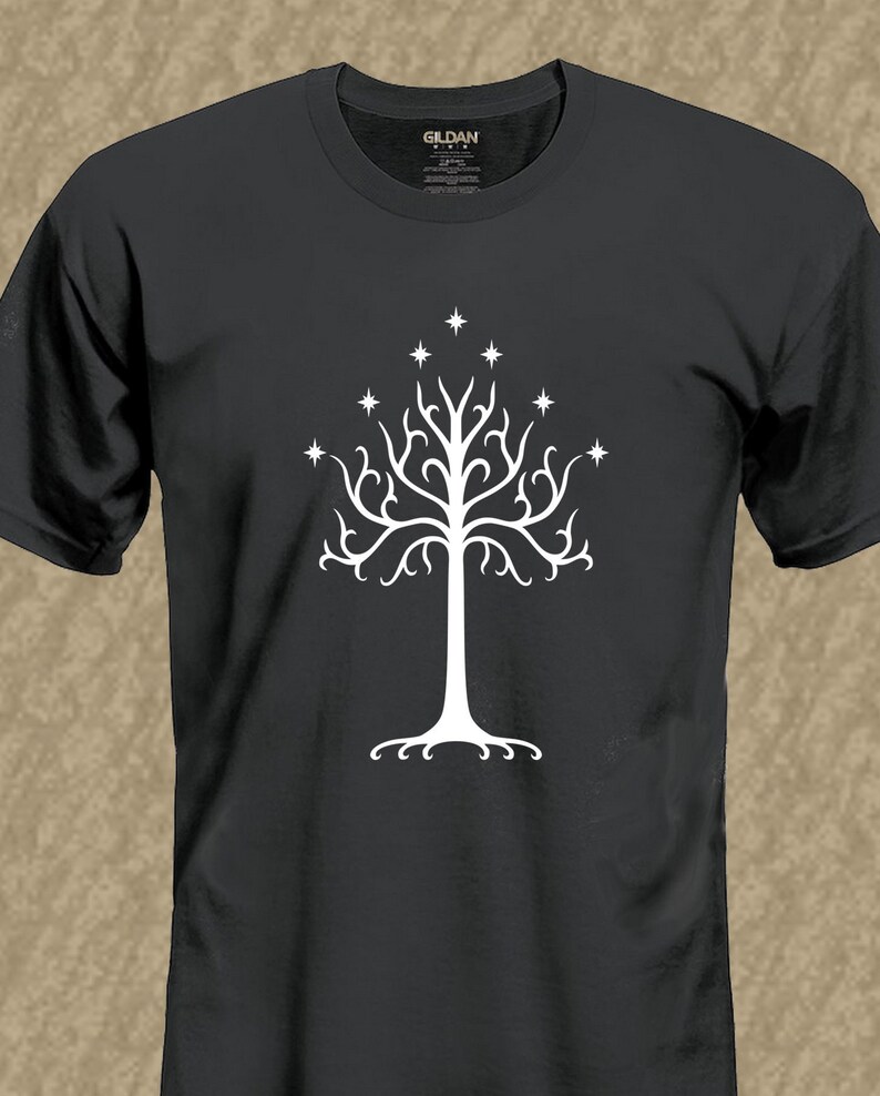 Lord of the Rings Tshirt / Tree of Gondor Tshirt Etsy